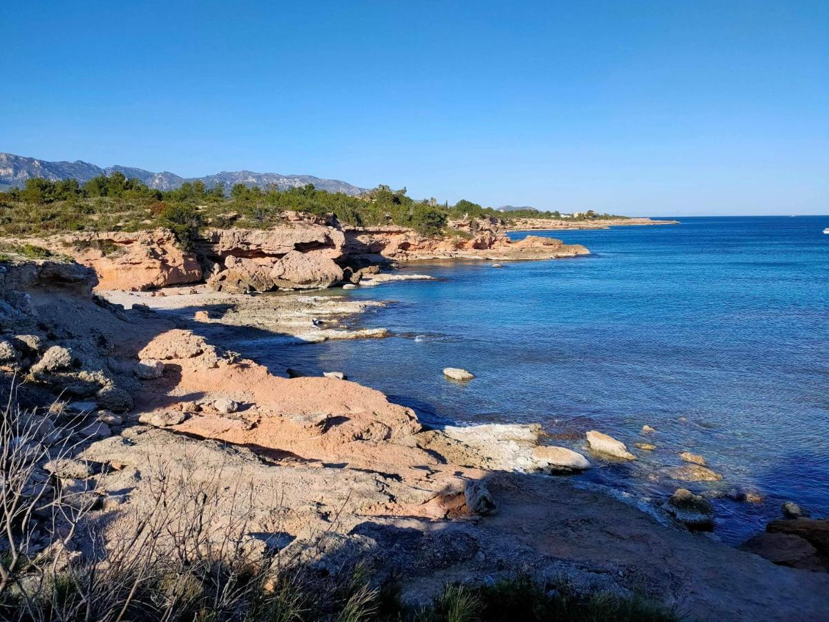 La Villa Romantica Residence De Vacances Les Tres Cales Espagne מראה חיצוני תמונה