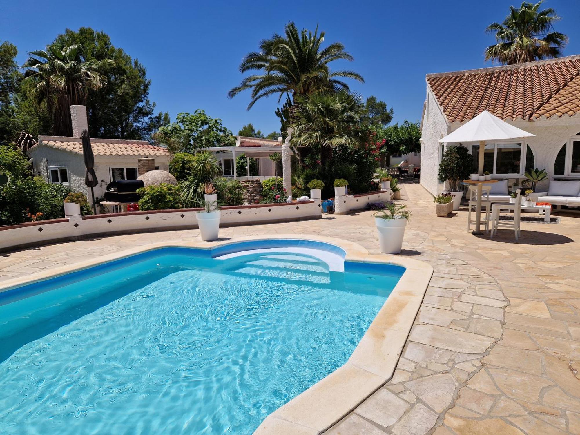 La Villa Romantica Residence De Vacances Les Tres Cales Espagne מראה חיצוני תמונה